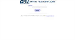 Desktop Screenshot of onlinecounts.ptm-health.com
